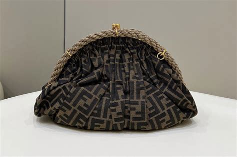 fendi shell clutch|fendi clutch for sale.